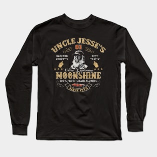 Moonshine Dukes of Hazzard Uncle Jesse Long Sleeve T-Shirt